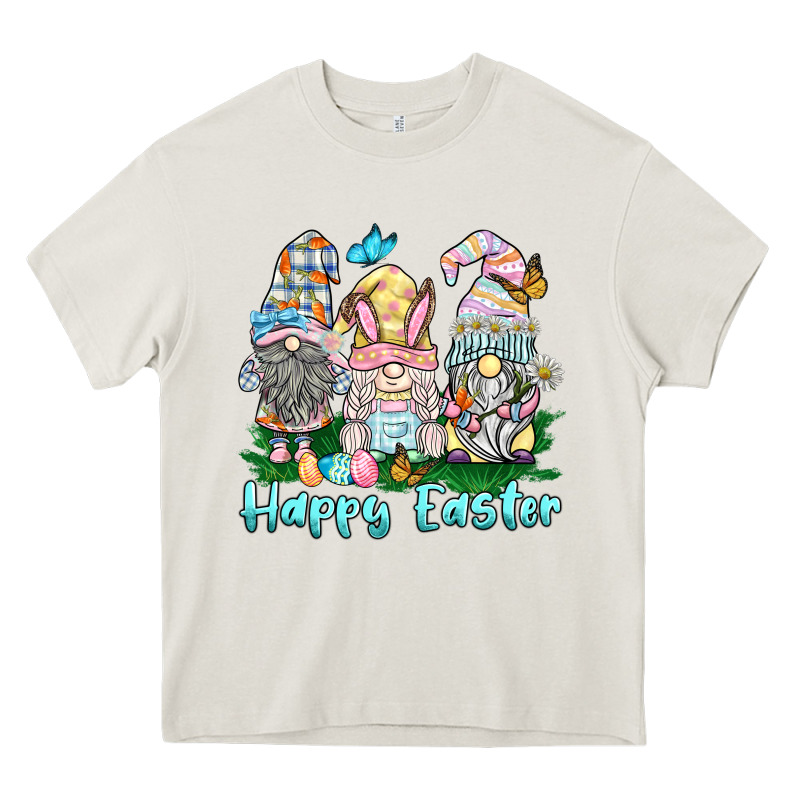 Happy Easter Gnome Heavy Core Tee by BarkalooDesign | Teevron