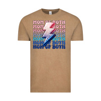 Vintage Coffee mom of both boy and girl Vintage Tee - MaliasSmallBusiness