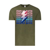 Vintage Olive mom of both boy and girl Vintage Tee - MaliasSmallBusiness