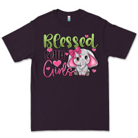 Plum blessed with girls Premium Tee - JahusDesignShop