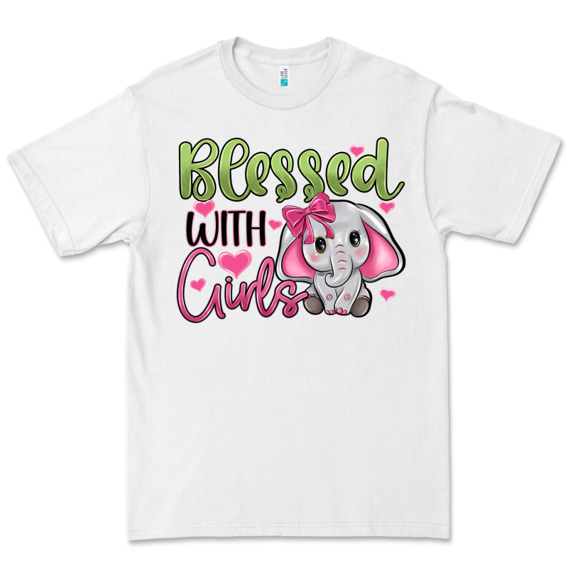 Blessed With Girls Premium Tee by JahusDesignShop | Teevron