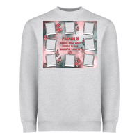 Heather Grey family photo collage Heavyweight Sweatshirt - MaliasSmallBusiness