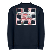 Navy family photo collage Heavyweight Sweatshirt - MaliasSmallBusiness
