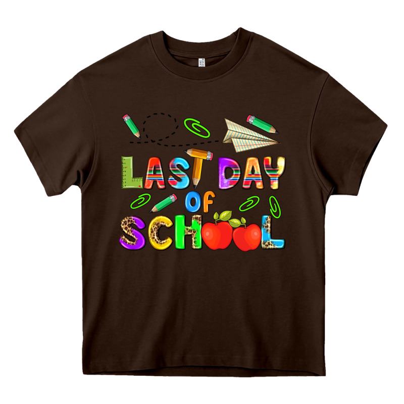Last Day Of School Heavy Core Tee by HRA Design Shop | Teevron