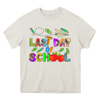 Cream last day of school Heavy Core Tee - HRA Design Shop
