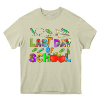 Mossy last day of school Heavy Core Tee - HRA Design Shop