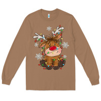 Toasted Coconut Christmas reindeer Long Sleeve Tee - MaliasSmallBusiness