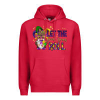 Cardinal Let the good times roll with gnome Premium Hoodie - HowdyJamesFarm