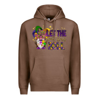 Chestnut Let the good times roll with gnome Premium Hoodie - HowdyJamesFarm