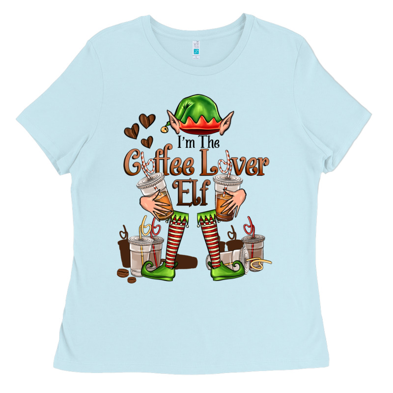 Im The Coffee Lover Elf Ladies Tee by FaDigitalArtStudio | Teevron