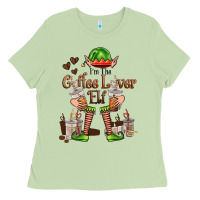 Matcha im the coffee lover elf Ladies Tee - FaDigitalArtStudio