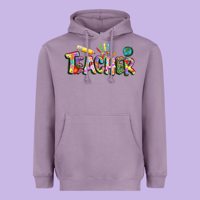 Autism Teacher Heavyweight Hoodie Designed By Nancycooperartshop
