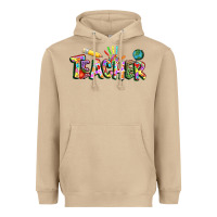 Mushroom Autism Teacher Heavyweight Hoodie - NancyCooperArtShop