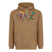 Toasted Coconut Autism Teacher Heavyweight Hoodie - NancyCooperArtShop