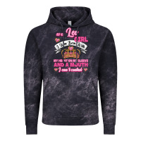 Cloud Black As A Leo Girl I Was Born With My Heart On My Sleeve And A Mouth Vintage Hoodie - Jasminsmagicworld