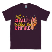 Plum just a nail boss building her empire Classic Tee - MaliasSmallBusiness