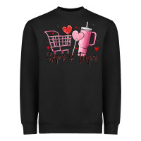 Black sips & trips target inspired stanley Heavyweight Sweatshirt - MaliasSmallBusiness