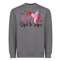 Storm sips & trips target inspired stanley Heavyweight Sweatshirt - MaliasSmallBusiness