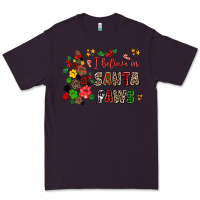 Plum i believe in santa paws Premium Tee - AdoDesignShop