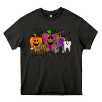 Asphalt happy halloween tooth Heavy Core Tee - RacoonDesign