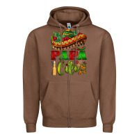 Chestnut papa cito sombrero Zipper Hoodie - BarkalooDesign