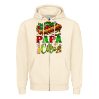 Sandshell papa cito sombrero Zipper Hoodie - BarkalooDesign