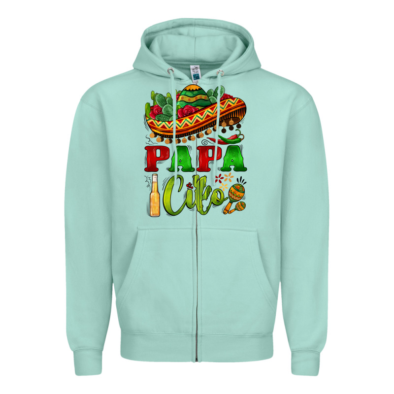 Papa Cito Sombrero Zipper Hoodie by BarkalooDesign | Teevron