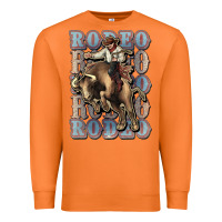 Carrot Rodeo Cowboy bull western Premium Sweatshirt - HowdyJamesFarm