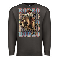 Smoke Rodeo Cowboy bull western Premium Sweatshirt - HowdyJamesFarm