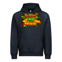 Navy black and proud Urban Hoodie - FaDigitalArtStudio