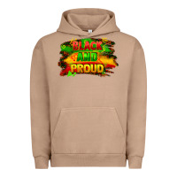 Pigment Burro black and proud Urban Hoodie - FaDigitalArtStudio