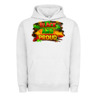 Pigment Lunar Rock black and proud Urban Hoodie - FaDigitalArtStudio
