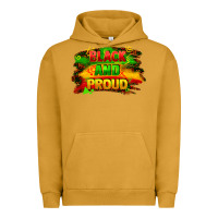 Pigment Peanut Butter black and proud Urban Hoodie - FaDigitalArtStudio