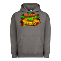 Pigment Tornado black and proud Urban Hoodie - FaDigitalArtStudio
