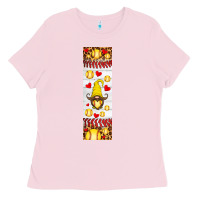 Bubblegum Pink softball football penwraps Ladies Tee - HRA Design Shop
