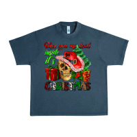Midnight Navy when you are dead inside its Christmas Urban Heavy Tee - AdoDesignShop