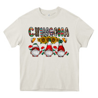 Cream Chingona Heavy Core Tee - CowhideDigitalArt