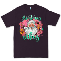 Plum christmas vibes santa Premium Tee - AdoDesignShop