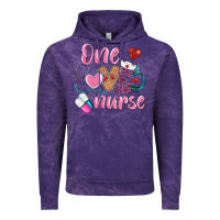 Cloud Purple one loved nurse Vintage Hoodie - BarkalooDesign