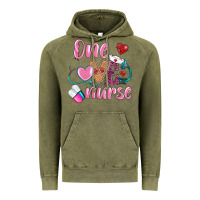 Vintage Olive one loved nurse Vintage Hoodie - BarkalooDesign