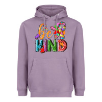 Lavender Autism be kind Heavyweight Hoodie - NancyCooperArtShop