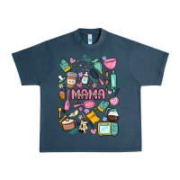 Midnight Navy can't talk right now doing mama stay at home stuff Urban Heavy Tee - MaliasSmallBusiness