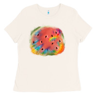 Bone tie die watermelon Ladies Tee - JahusDesignShop