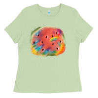 Matcha tie die watermelon Ladies Tee - JahusDesignShop