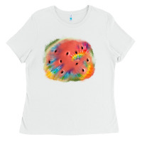 Tie Die Watermelon Ladies Tee | Teevron