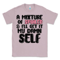 Lilac a mixture of spoiled and ill get it my damn self Classic Tee - MaliasSmallBusiness