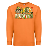 Carrot Egg hunter with camouflage plate letters Easter Premium Sweatshirt - HowdyJamesFarm