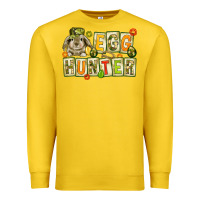 Lemon Egg hunter with camouflage plate letters Easter Premium Sweatshirt - HowdyJamesFarm