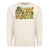 Sandshell Egg hunter with camouflage plate letters Easter Premium Sweatshirt - HowdyJamesFarm