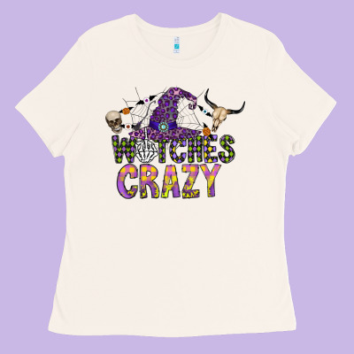 Witches Be Crazy Ladies Tee Designed By Cowhidedigitalart